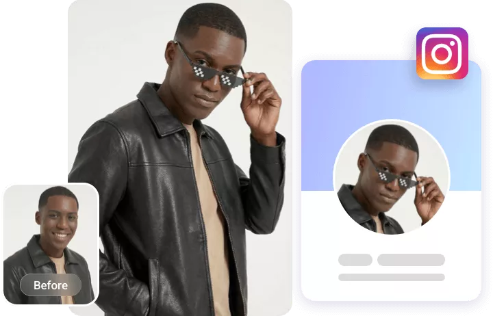 Transform Any Photos with Glasses for Any Purpose